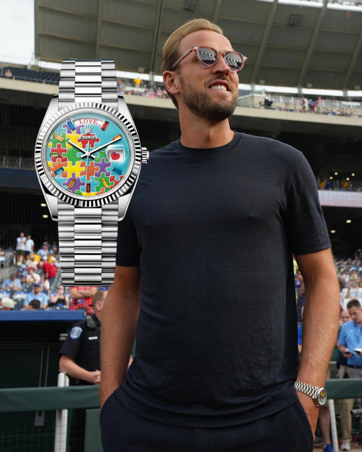 Harry Kane và Rolex Day-Date Jigsaw