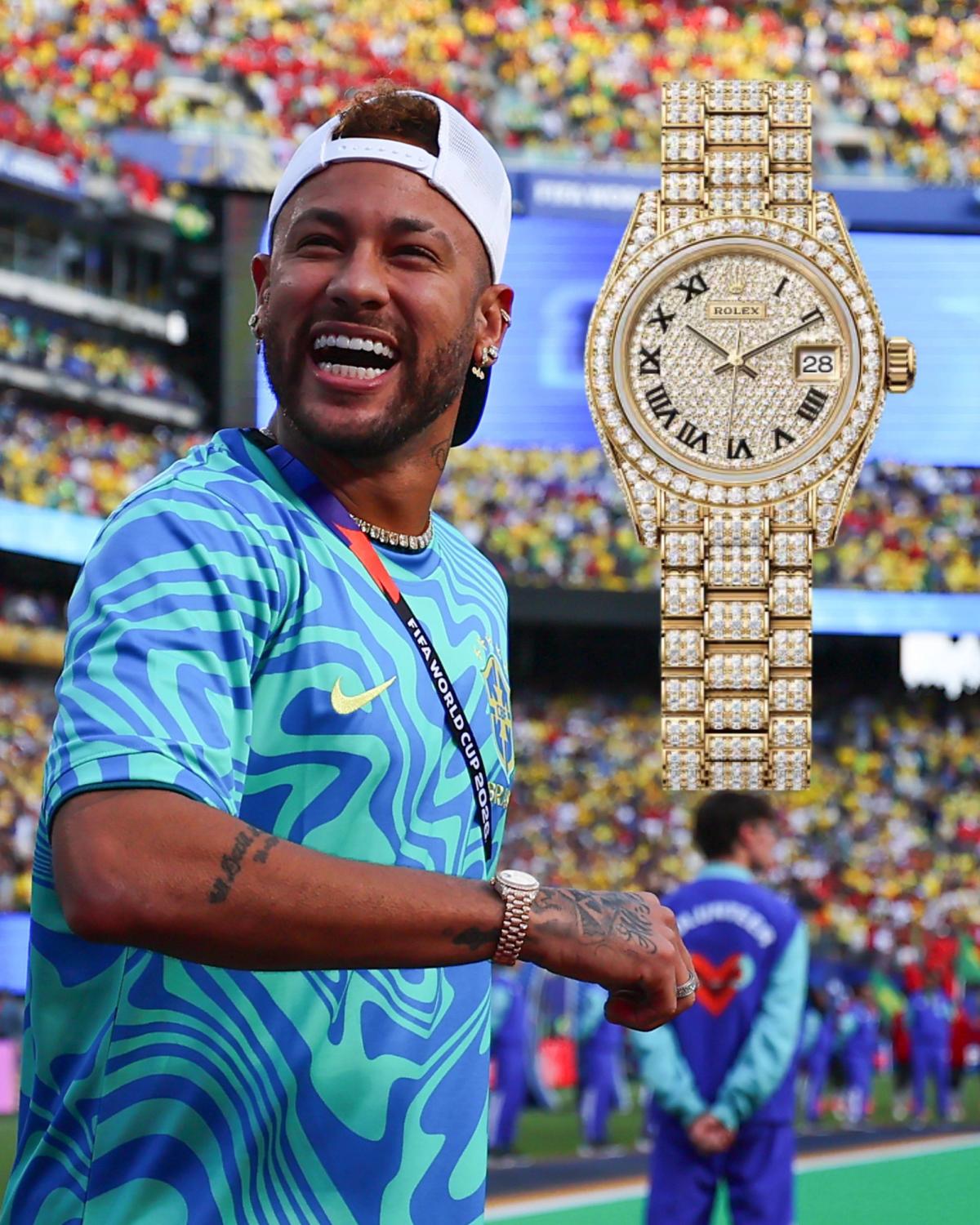 Neymar và Rolex Lady-Datejust kim cương