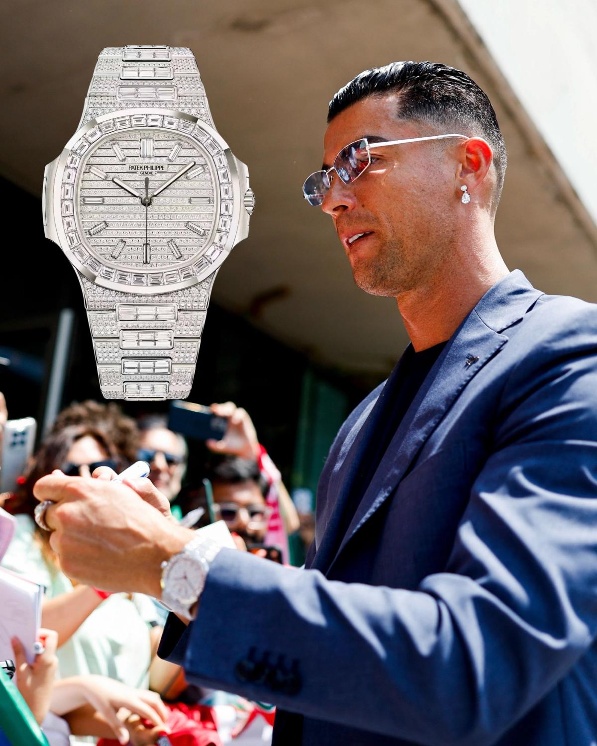 Cristiano Ronaldo và Patek Philippe Nautilus Haute Joaillerie