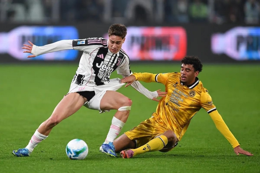 Kenan Yildiz thi đấu đầy nỗ lực cho Juventus