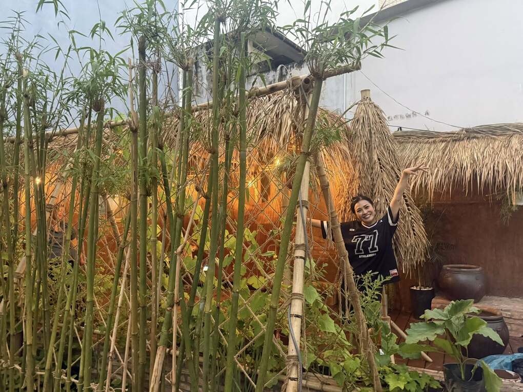 Vườn rau trên sân thượng của Phương Thanh. Ảnh: Nhân vật cung cấp