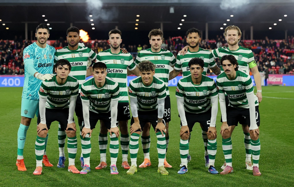 Đội hình xuất phát của Sporting Lisbon trước trận gặp Gil Vicente ngày 3/1/2026 ở giải VĐQG Bồ Đào Nha. Ảnh: Reuters