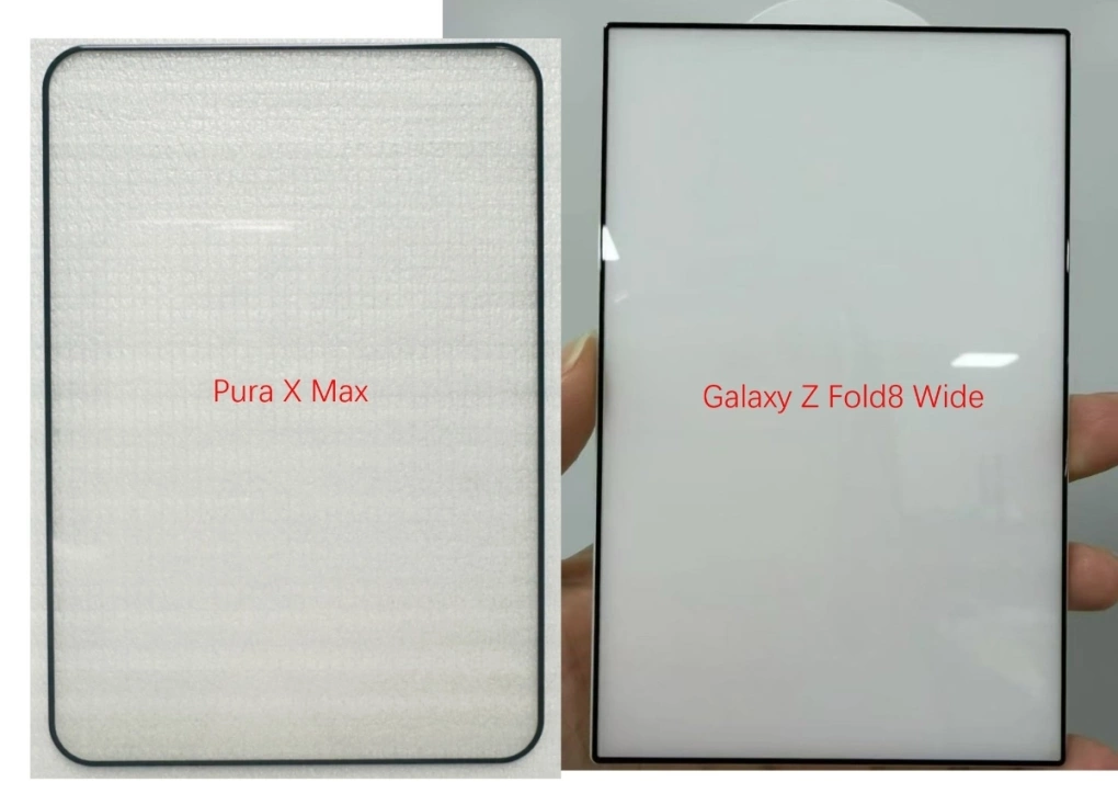 So tỷ lệ màn hình điện thoại gập mới của Samsung và Huawei. Ảnh: Phonearena