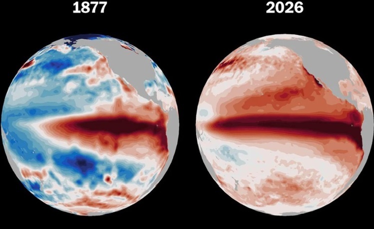 Dòng nước ấm cung cấp sức mạnh cho siêu El Nino