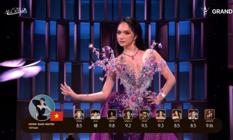 Hương Giang tung 'chiêu' tại Miss Grand All Stars