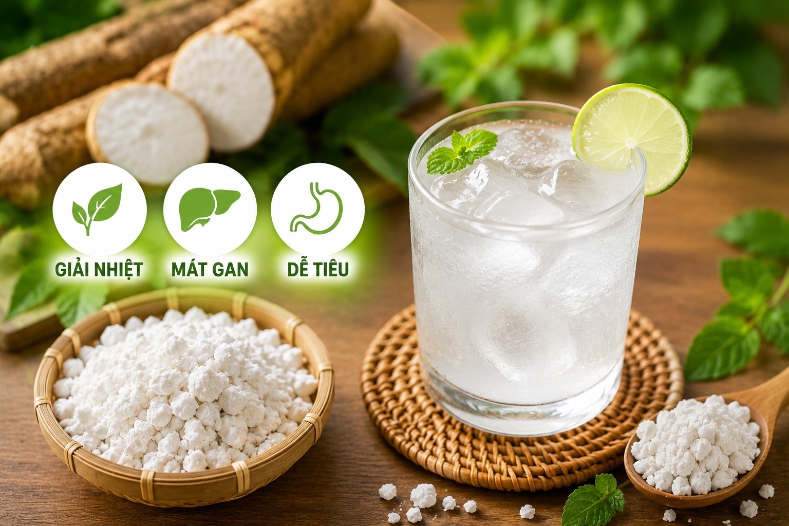 Bác sĩ mách cách sử dụng bột sắn dây giải độc gan hiệu quả