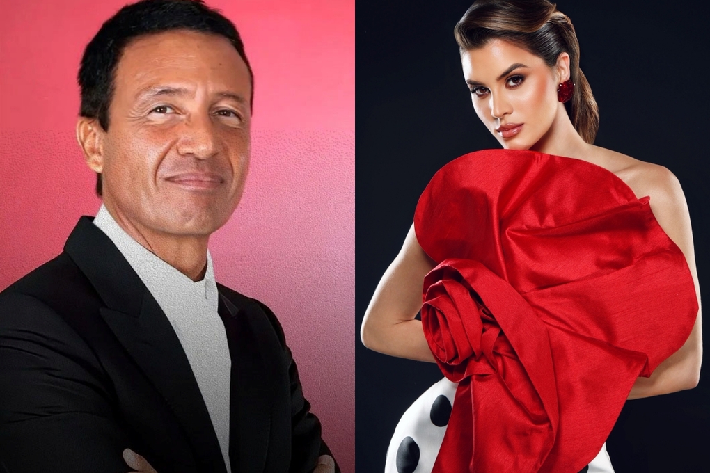 Giám khảo Omar và người đẹp Yamilex. Ảnh: Instagram Omar Harfouch/Yamilex Hernández