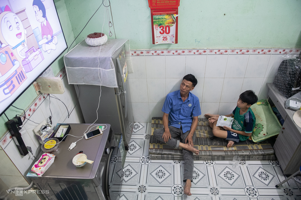 Một phòng trọ công nhân tại TP HCM. Ảnh: Thanh Tùng