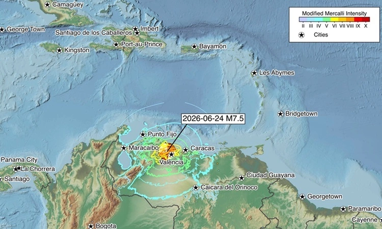 Mức độ phức tạp của động đất kép ở Venezuela