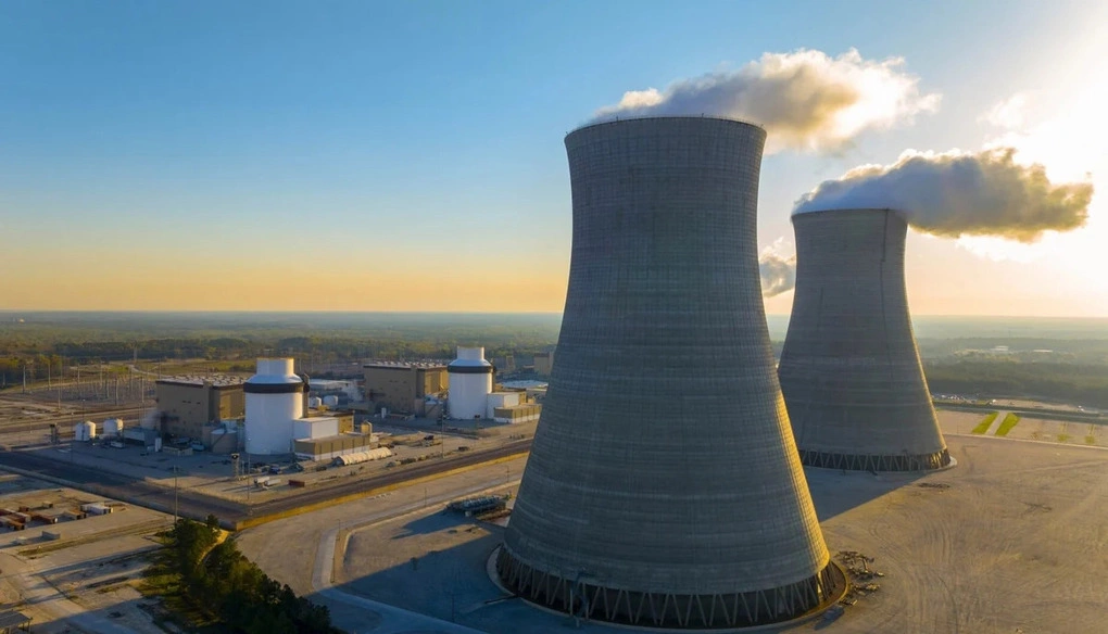 Một góc dự án nhà máy điện hạt nhân Plant Vogtle ở bang Georgia. Georgia Power