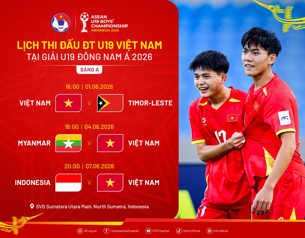 Việt Nam ra quân giải U19 Đông Nam Á - 1
