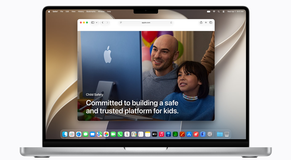 Giao diện website cung cấp cẩm nang bảo vệ trẻ em trên môi trường số của Apple. Ảnh: Apple