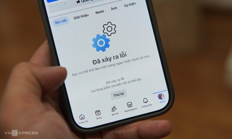 Facebook, Messenger gặp sự cố diện rộng