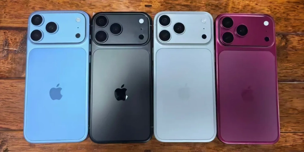Bốn màu mới của iPhone 18 Pro