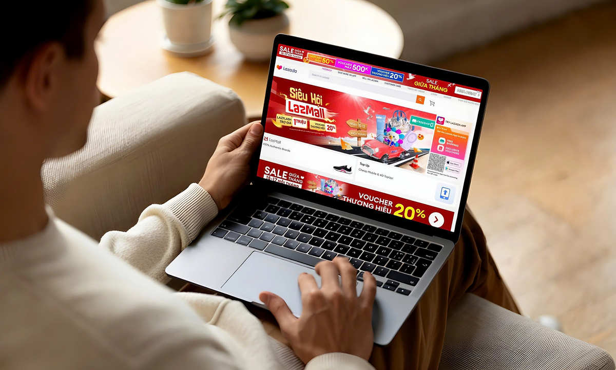 Giá trị giao dịch trên Lazada tăng 4 lần dịp ưu đãi 6/6