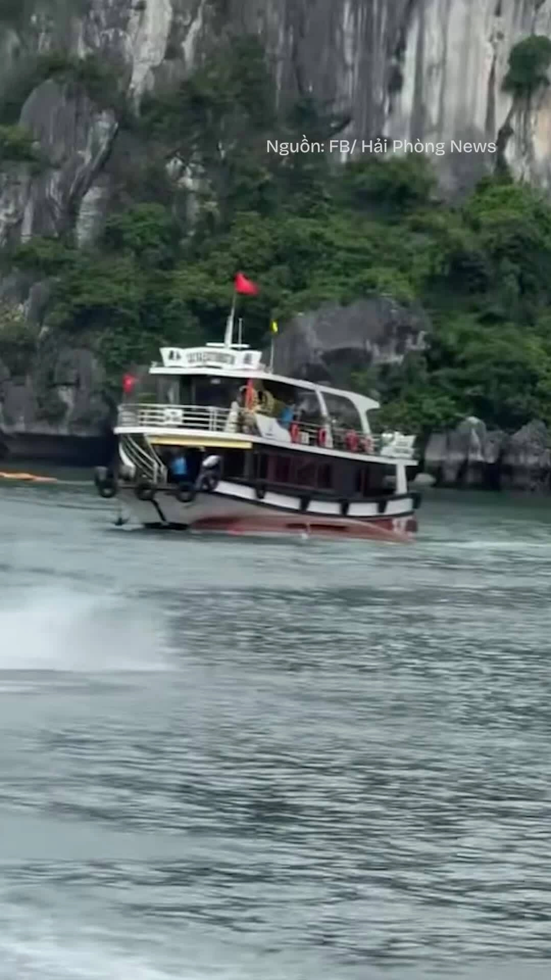 Anh Đặng Hồ Nam, chồng của chị Nguyễn Thị Nam, kể lại thời điểm xảy ra tai nạn trên vịnh Lan Hạ. Video: Anh Phú