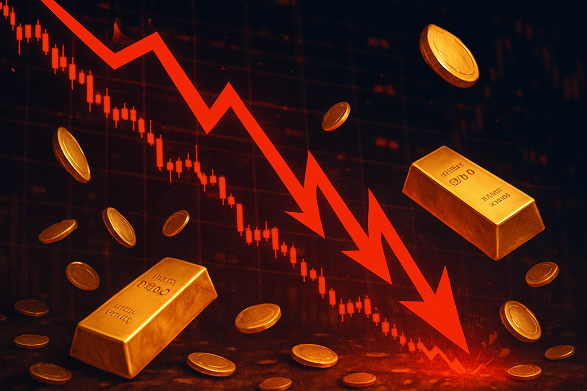 Giá vàng rơi tự do, nhà đầu tư bán tháo