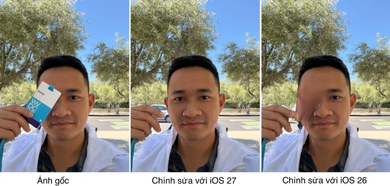Trải nghiệm chỉnh sửa ảnh bằng AI trên iOS 27