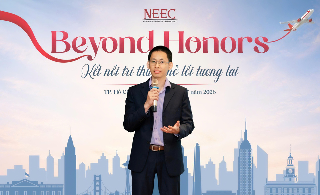 PGS. TS Nguyễn Văn Hiển tại sự kiện của NEEC. Ảnh: NVCC