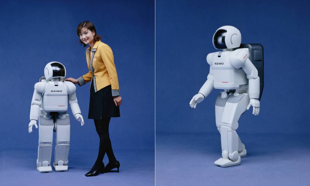 Robot hình người Asimo của Honda ra mắt năm 2000. Ảnh: Honda