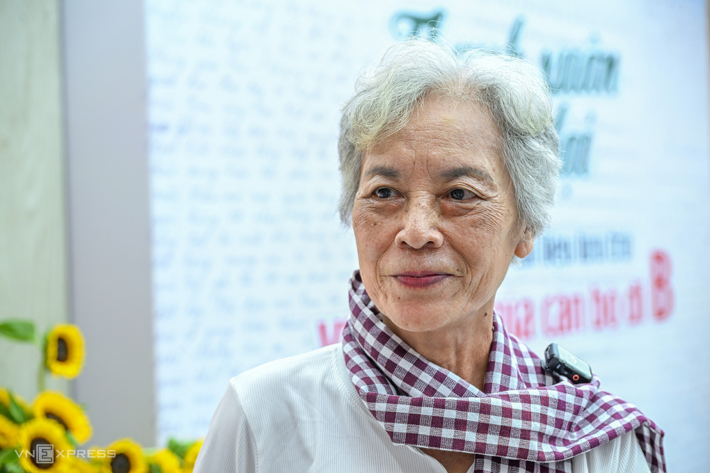 Cô giáo Phú Bình, một cán bộ từng đi B năm 1973. Ảnh: Giang Huy