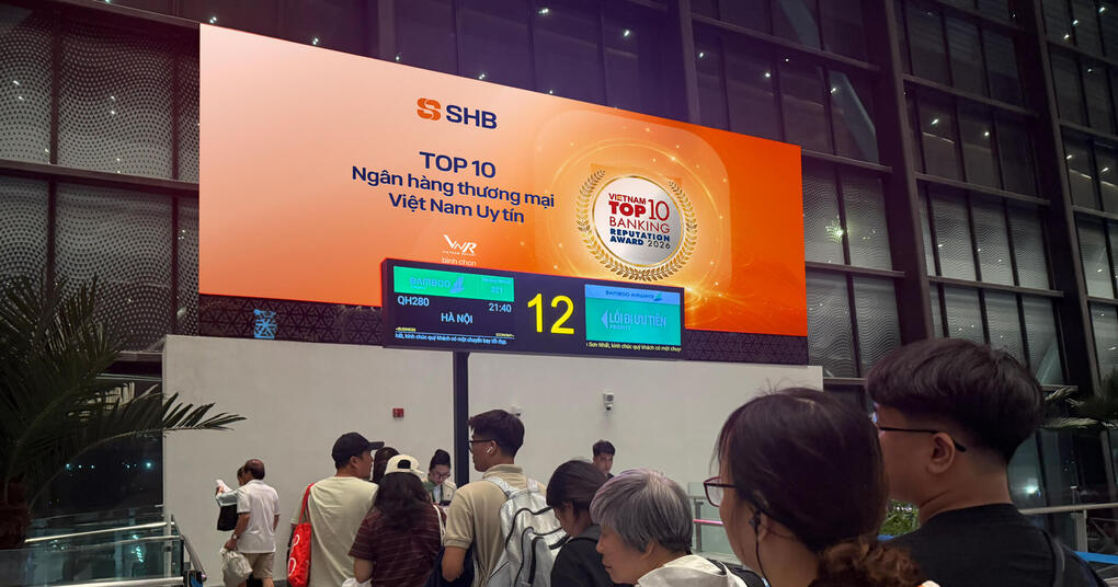 SHB - Top 10 Ngân hàng thương mại Việt Nam uy tín năm 2026. Ảnh: SHB