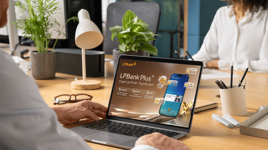 Ứng dụng LPBank Plus của ngân hàng. Ảnh: LPBank