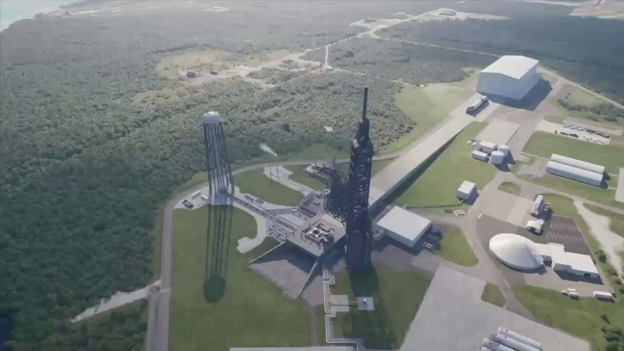 Mô phỏng cấu hình kết hợp ngang/dọc của Blue Origin. Video: Blue Origin