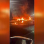 Cháy xe khách giường nằm, 7 người chết