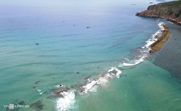 Hai 'tường thành' dưới biển Quy Nhơn