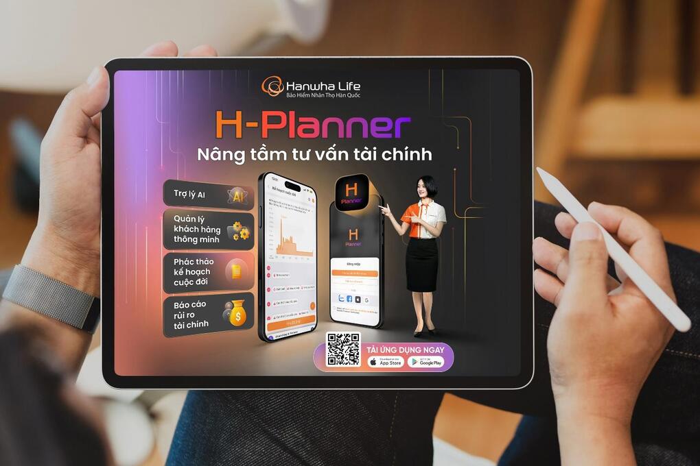 Ứng dụng H-Planner. Ảnh: Hanwha Life Việt Nam