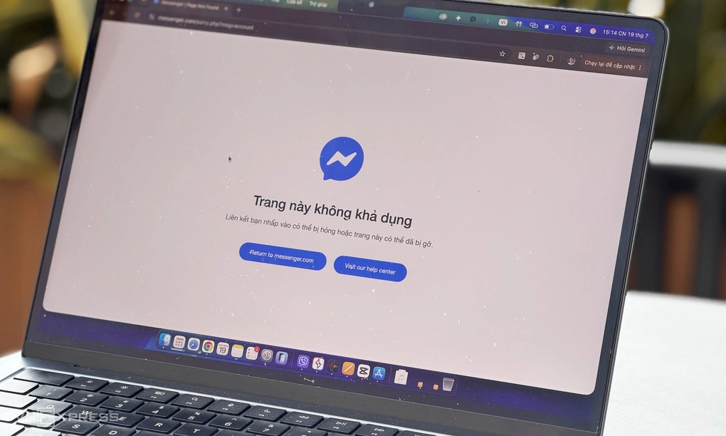 Website Facebook, Messenger gặp sự cố diện rộng