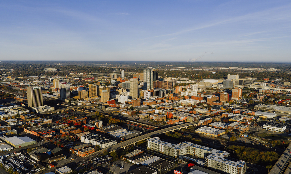 Một góc thành phố Birmingham, Alabama. Ảnh: Pexels