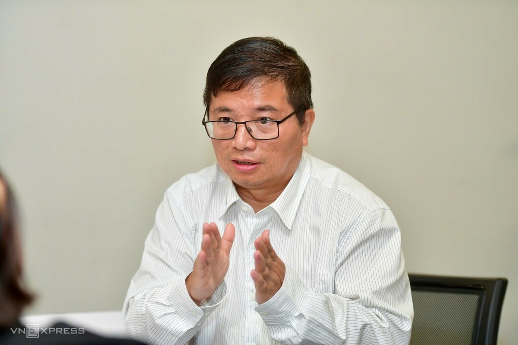 TS Trần Văn Xuân tại Diễn đàn Đổi mới sáng tạo Việt Nam toàn cầu - VGIC 2026, ngày 29/7 tại TP HCM. Ảnh: Thanh Tùng