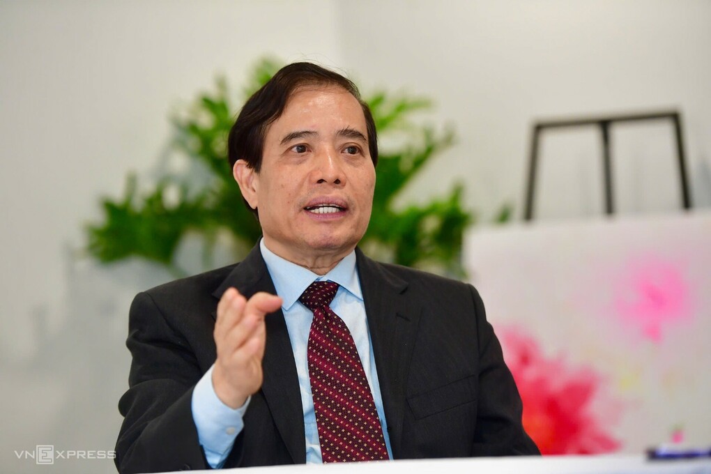 GS.TS Vũ Minh Khương, Trường chính sách công Lý Quang Diệu - Đại học Quốc gia Singapore, tại Diễn đàn Đổi mới sáng tạo toàn cầu - VGIC 2026, ngày 29-30/7 tại TP HCM. Ảnh: Thanh Tùng