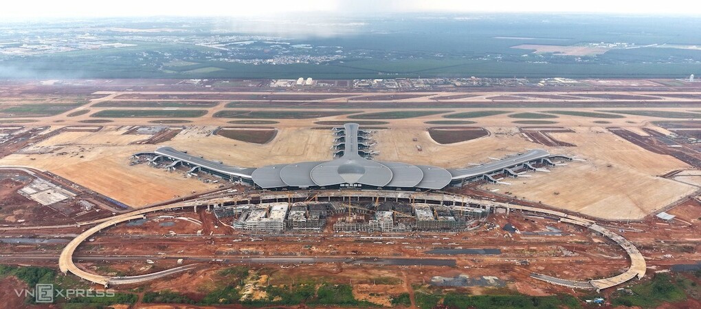 Toàn cảnh sân bay Long Thành tháng 7/2026. Ảnh: Phước Tuấn