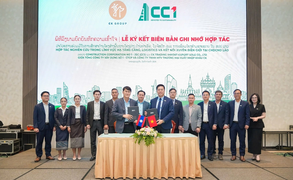 Lễ ký kết MOU giữa CC1 và CK Group ngày 9/7. Ảnh: CC1