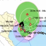 Bão Narra có thể tăng cấp, tiếp tục gây mưa lớn
