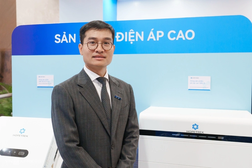 ông Mai Danh Hiền, Phó chủ tịch HĐQT Công ty tài chính tổng hợp cổ phần Điện lực (EVN Finance). Ảnh: Tuấn Hưng